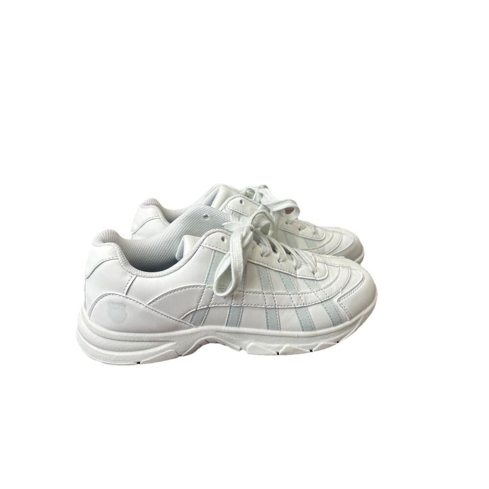 K-Swiss Women's Size 10 White Classic Lace-Up Court Shoes